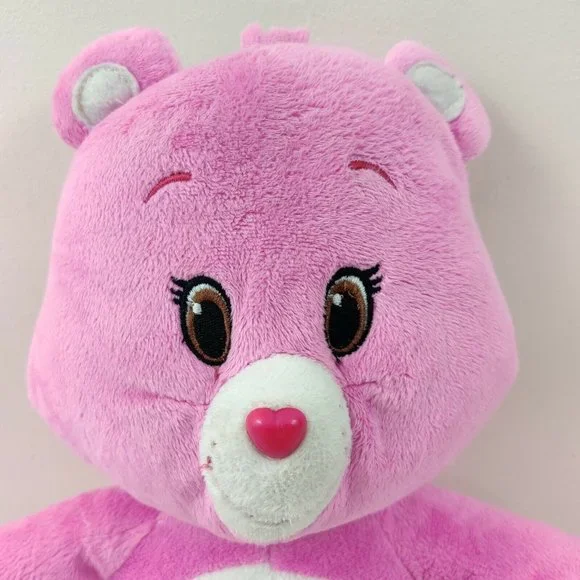 Care Bears Cheer Bear Plush Stuffed Animal Kellytoy 12" Sitting 2016 Pink Toy - Picture 2 of 12